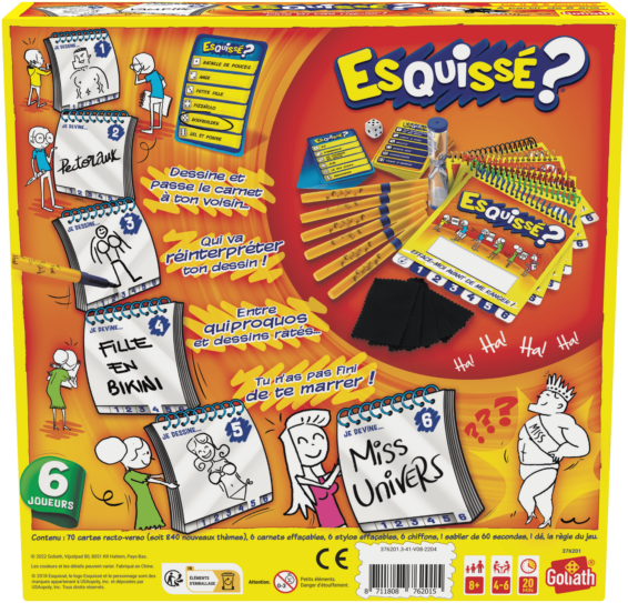 Goliath - Esquissé 6 joueurs, Jeux