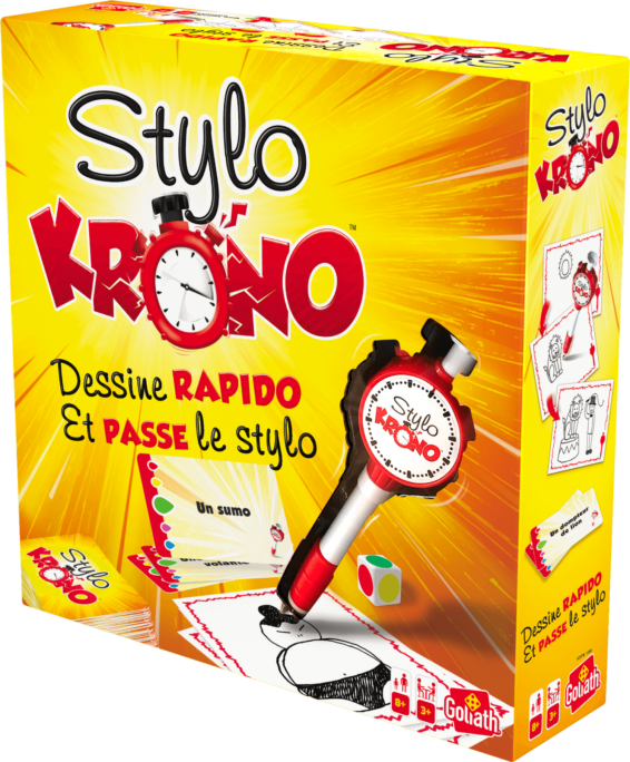 Stylo Krono - Jeu dambiance - Jeu Rigolo - A partir de 8 ans- Jeu d