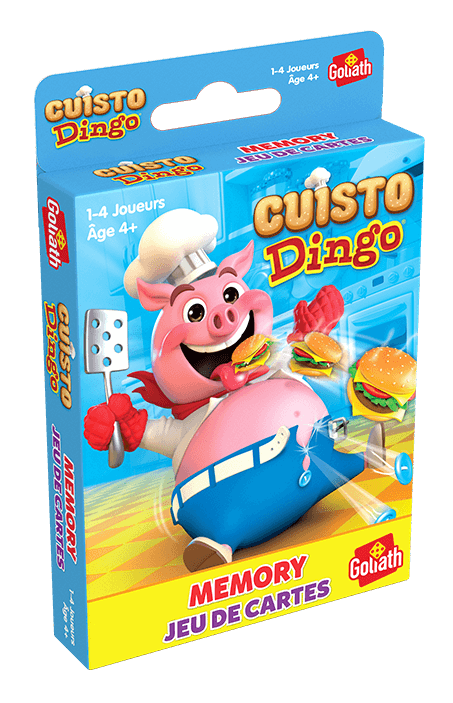 Valisette Multi-Jeux Cuisto Dingo - Jeu de Société Enfants Rigolo 