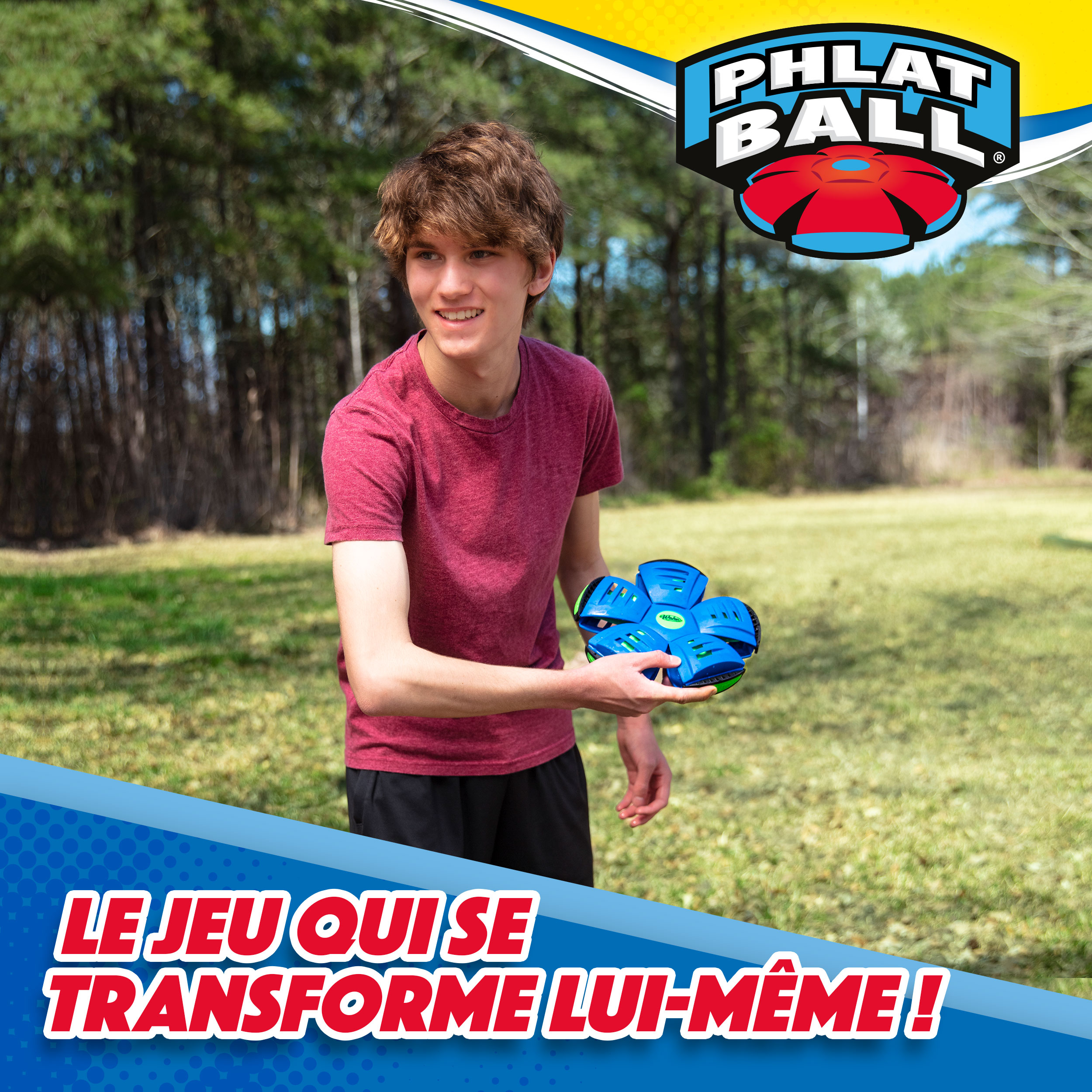 Wahu Phlat Ball Classic Bleu