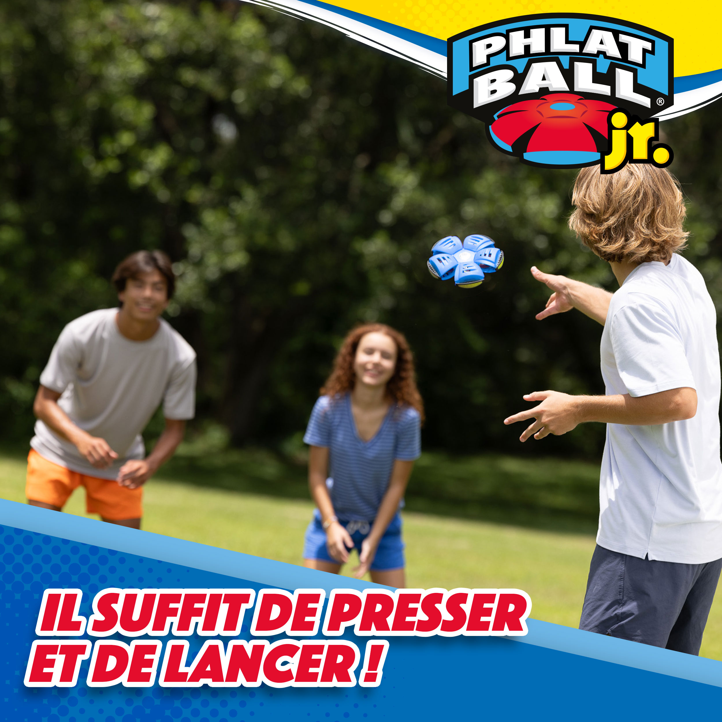 Wahu Phlat Ball Junior Bleu