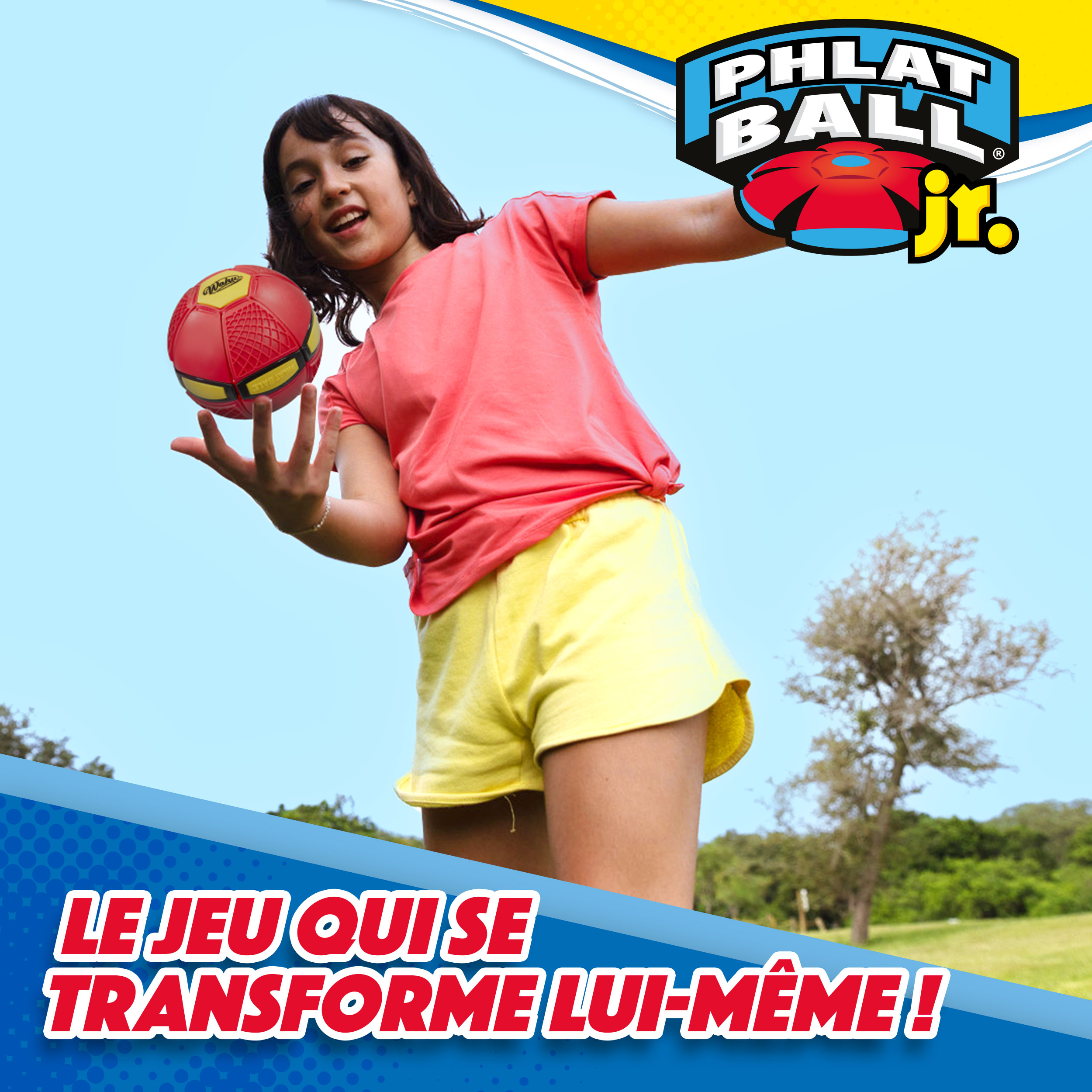 Wahu Phlat Ball Junior Rouge