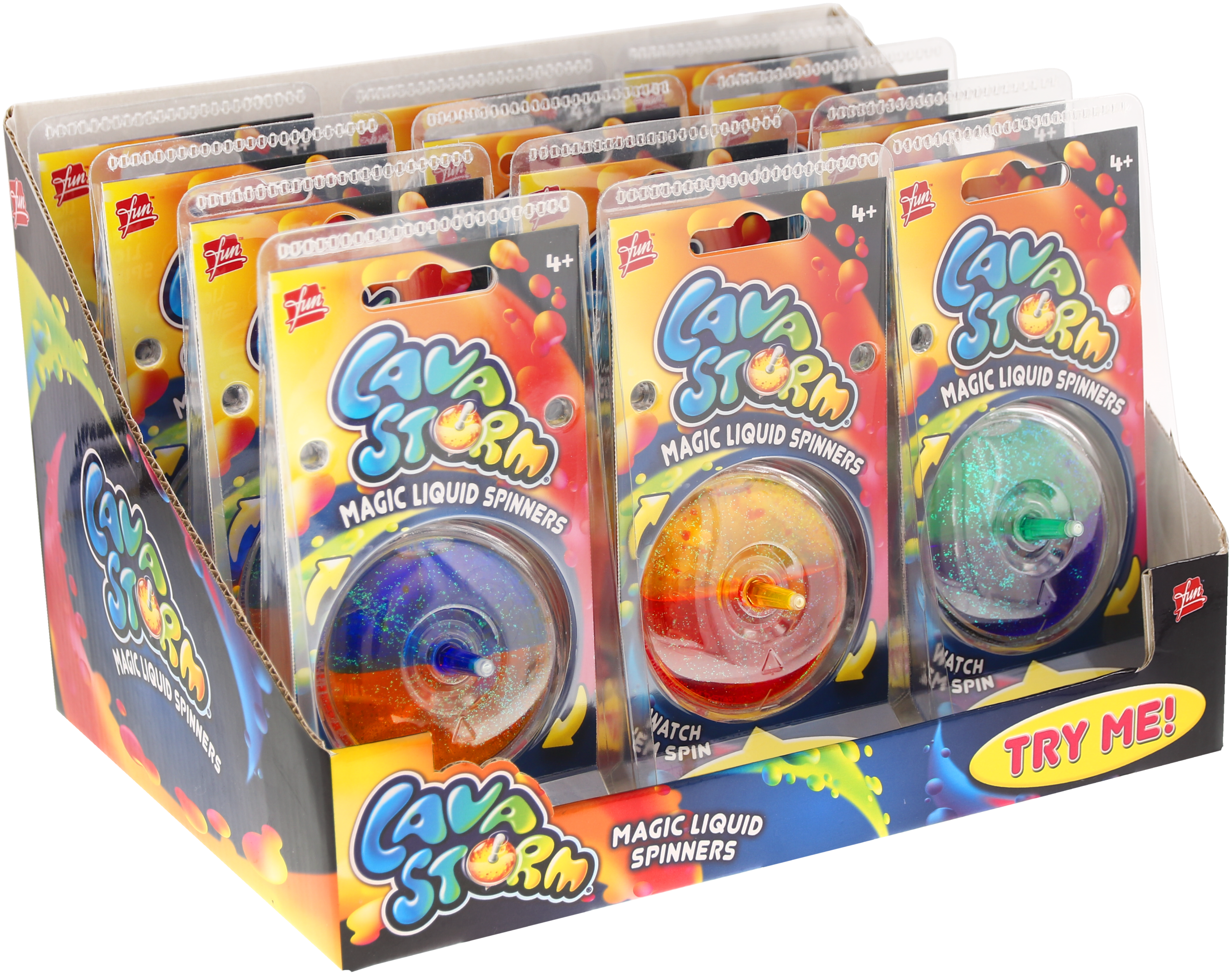 LavaStorm Magic Liquid Lava Spinners - Série 2